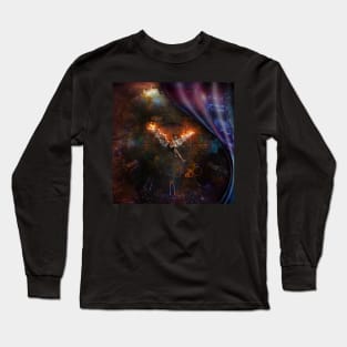 Angel with burning wings Long Sleeve T-Shirt